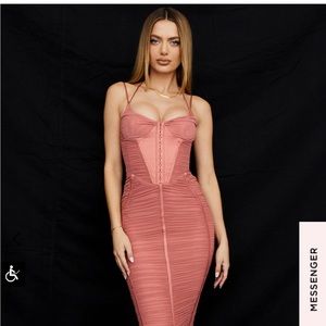 House of CB Mariah Ruched dress
